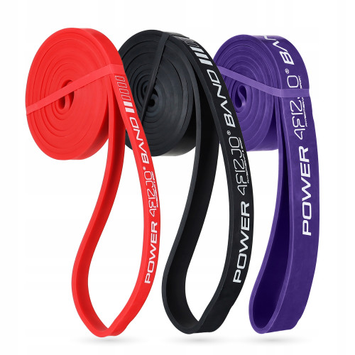 Резинка для фитнеса  4FIZJO Power Band 3 шт 6-26 кг Mix - фото №2